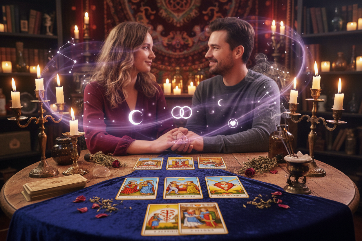 tarot compatibilidad de pareja, pareja real