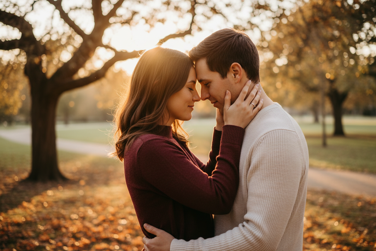 una pareja enamorada